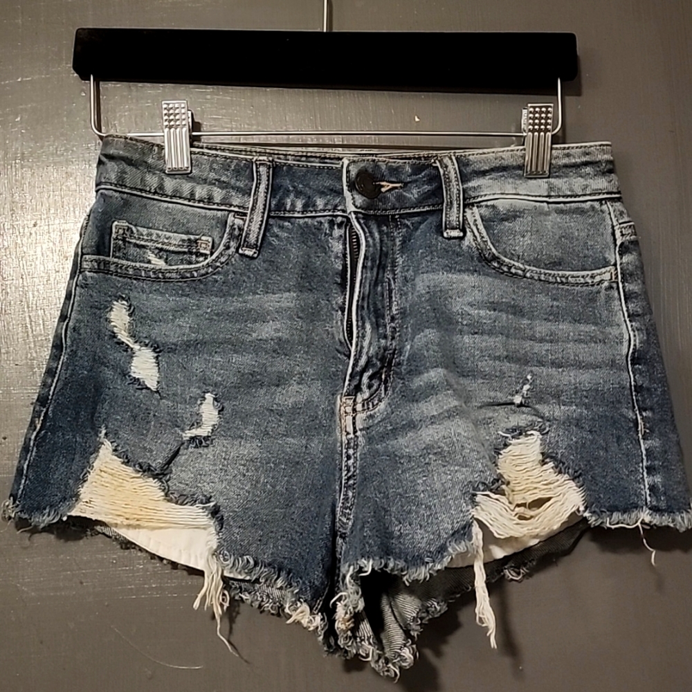 Lite Colored Jean Cutoff Shorts